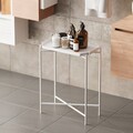 Masuta de cafea, Cerritos, Shb-009-B, 26x56x40 cm, Metal, Alb