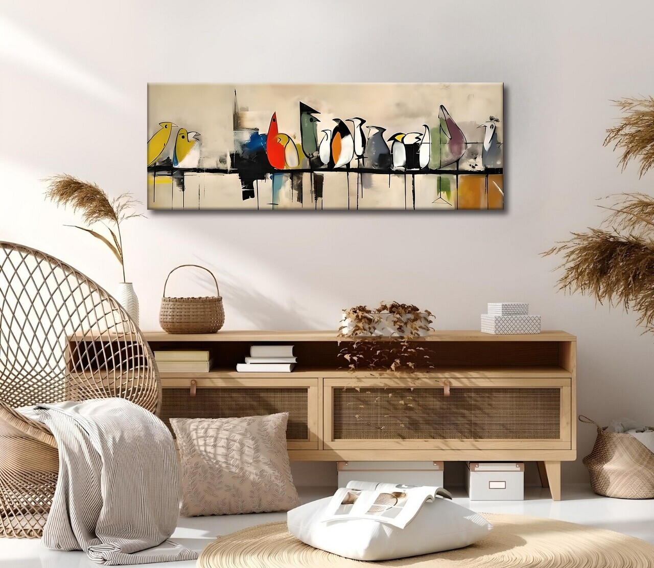 Tablou decorativ PC349 BUMBAC/POLIESTER Canvas imprimat Multicolor