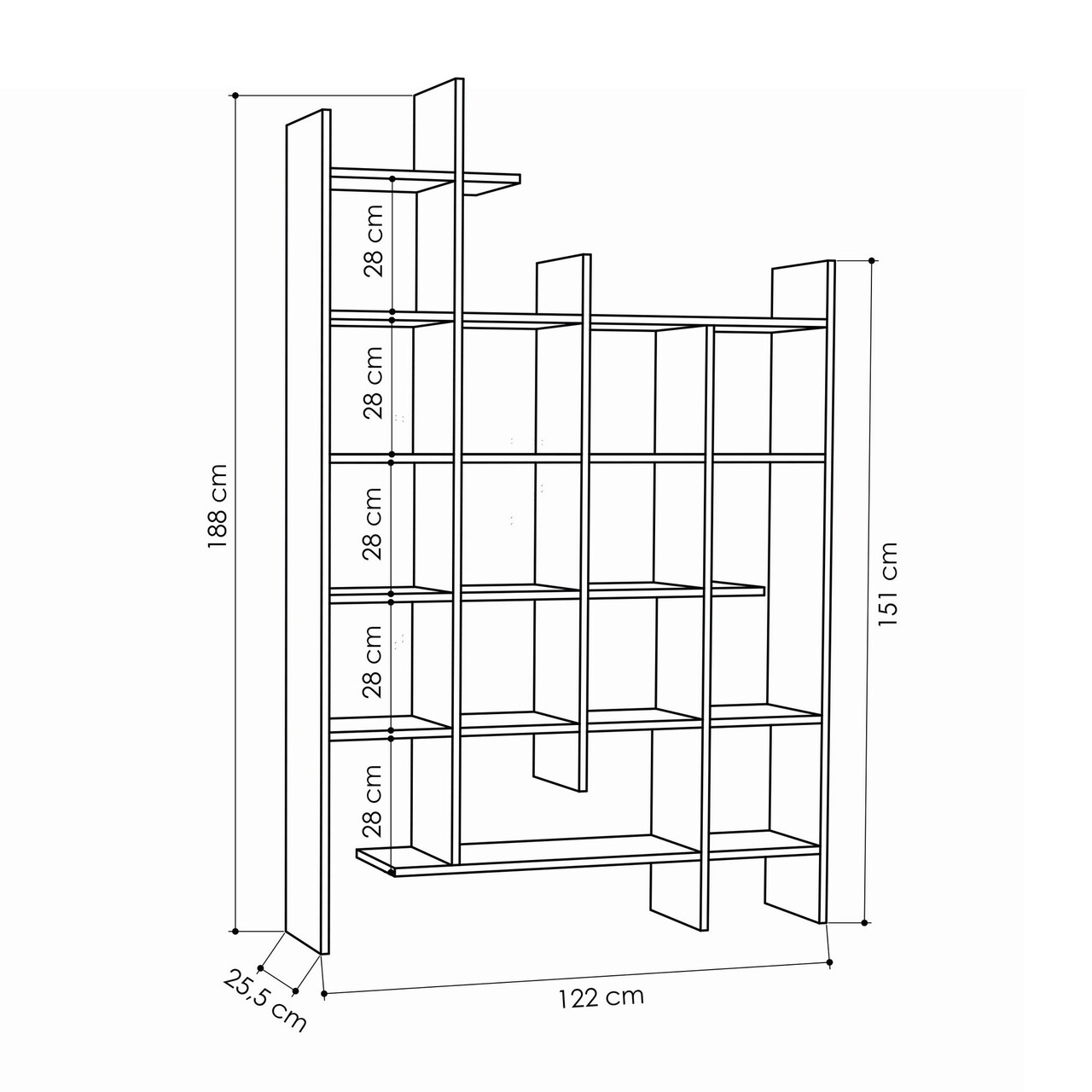 Corp biblioteca, Decortie, Manco, Maro - 2 | YEO