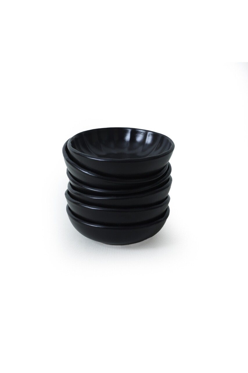Set de boluri pentru aperitive (6 piese), L'essentiel Maison, 275KRM2419, Antibacterian, Negru - view 7