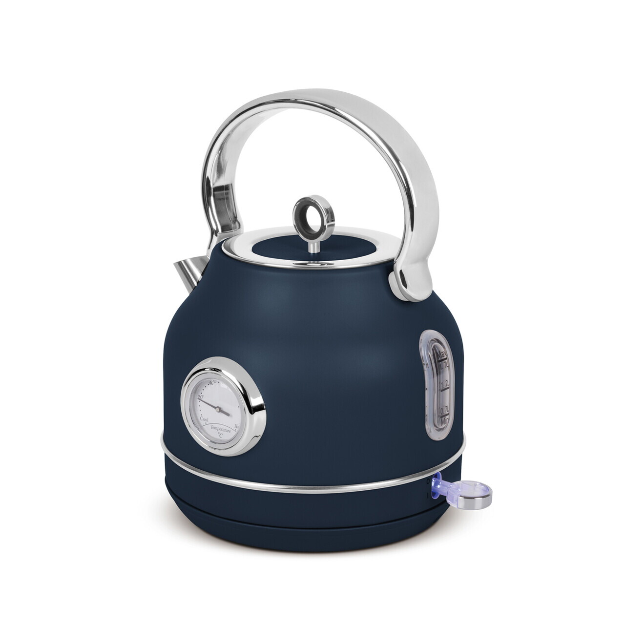 Ceainic electric cu termometru Berlinger Haus, Deep Sea, 1.7 L, inox 18/10, albastru mat/argintiu - imagine 9