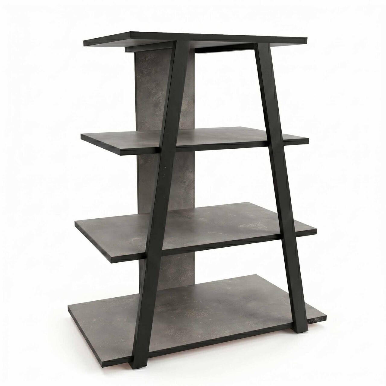 Comoda TV, Hanah Home, Lyno, 70.4x80x40.6 cm, Gri retro / Negru — imaginea 7