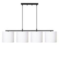 Lustra, Opviq, 892OPV1504, Metal, Alb/Negru