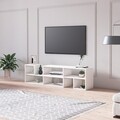 Comoda TV, Minima, Pero, 110 x 43 x 30 cm, pal melaminat, alb