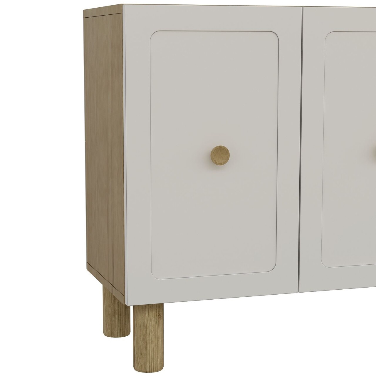 Consola, Hanah Home, Salda, 150x75x32 cm, PAL , Maro, Alb - view 5