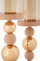 Set 2 suporturi de lumanare Glazed, Mauro Ferretti, 10x32 cm, 10x36 cm, fier, roz/auriu