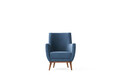 Fotoliu, Balcab Home, 825BLC2346, Lemn de carpen, Albastru