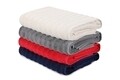 Set 4 prosoape de baie 406, Beverly Hills Polo Club, 70x140 cm, bumbac, multicolor