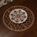 Set suporturi pentru farfurie, Payna, 790PYN1102, Lemn , Produs lucrat manual, Wenge