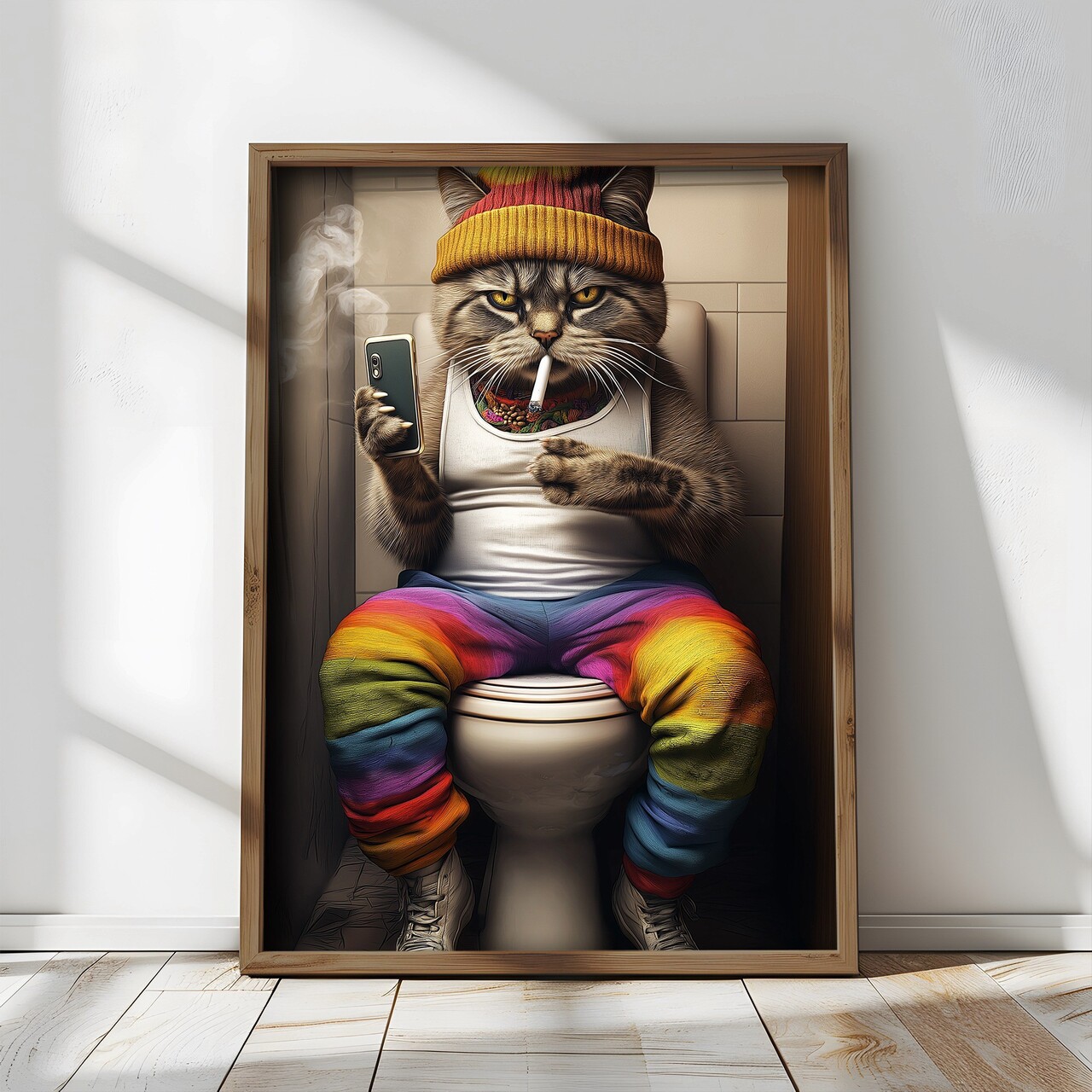 Tablou decorativ TUN004-XL Lemn Multicolor