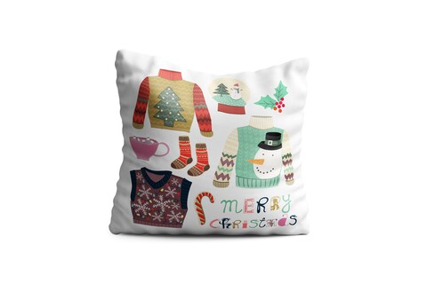 Perna decorativa cosy, oyo kids, 43x43 cm, poliester, multicolor