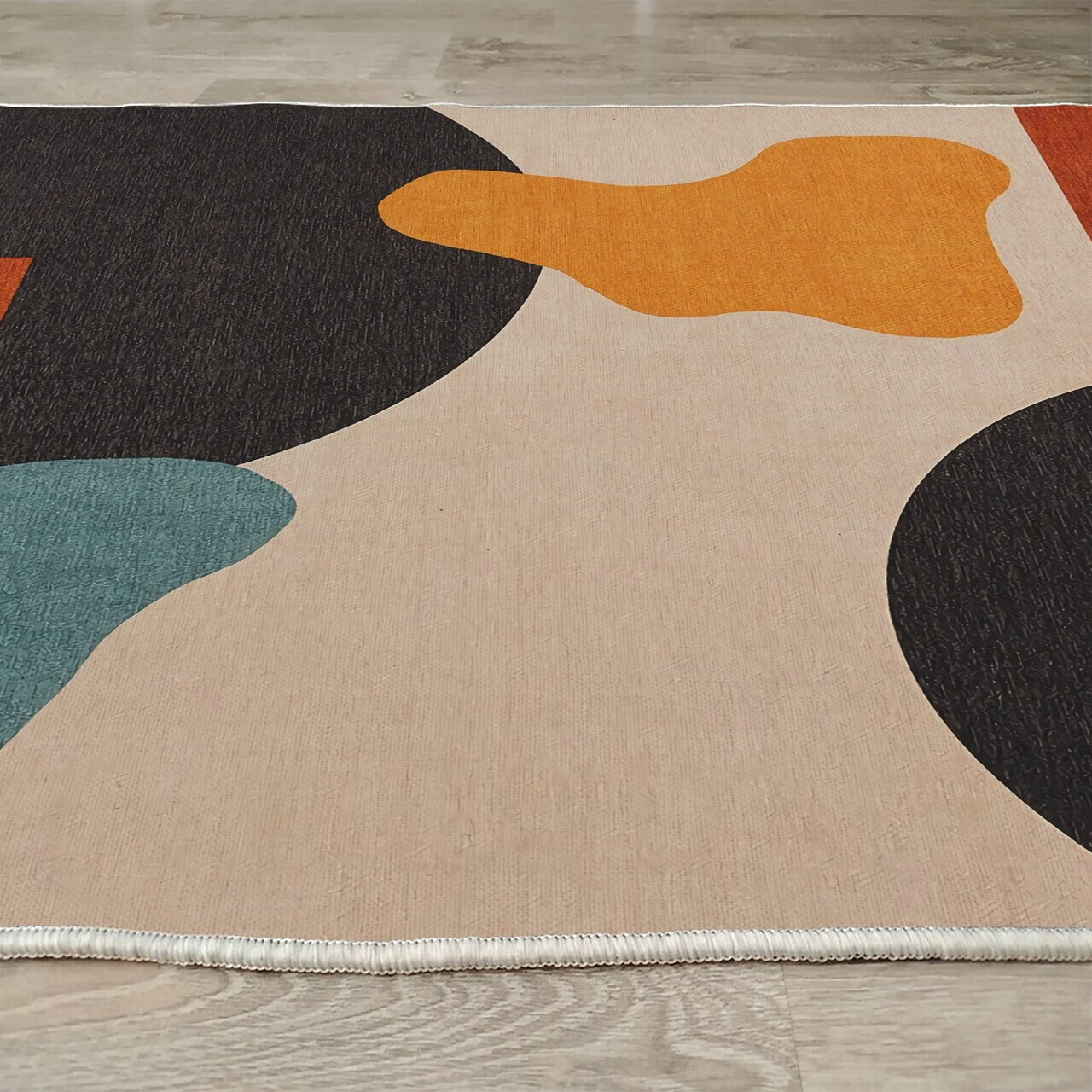 Covor, Woopamuk007, 80x200 cm, Bumbac/Poliester, Multicolor - view 6