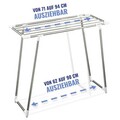 Uscator de rufe pliabil, Maximex, Space Saver, 79x39x94 cm, inox/polipropilena, argintiu mat