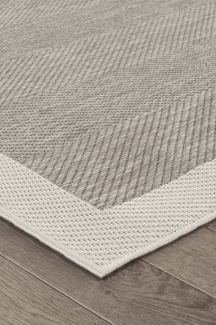 Covor (160 x 230), Sisalux 3087, 160x230 cm, Gri/Alb - view 4