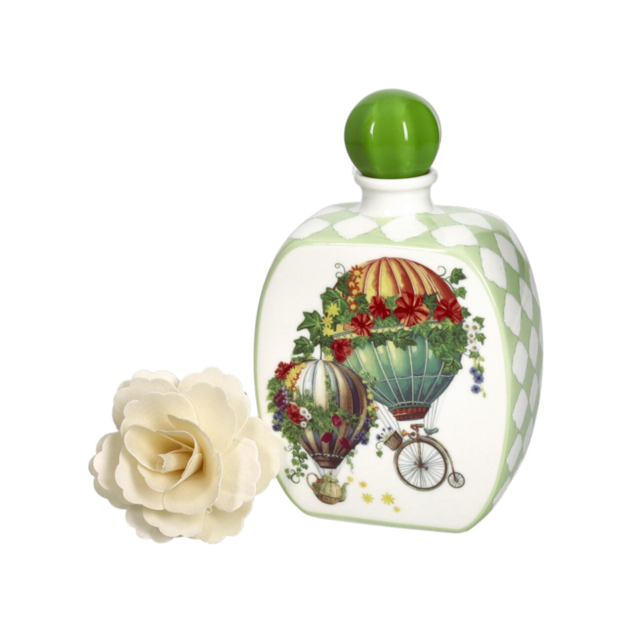 Difuzor de parfum, Wonderland, Brandani, 10x5x12.5 cm, portelan - view 2