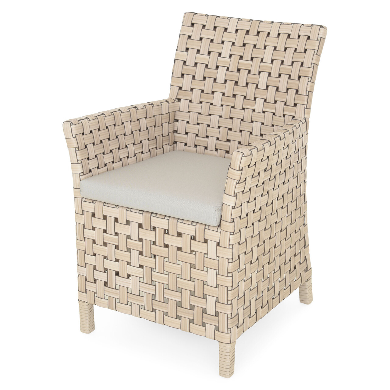 Fotoliu dining Cielo, 69x64x90 cm, aluminiu, gri - imagine 2