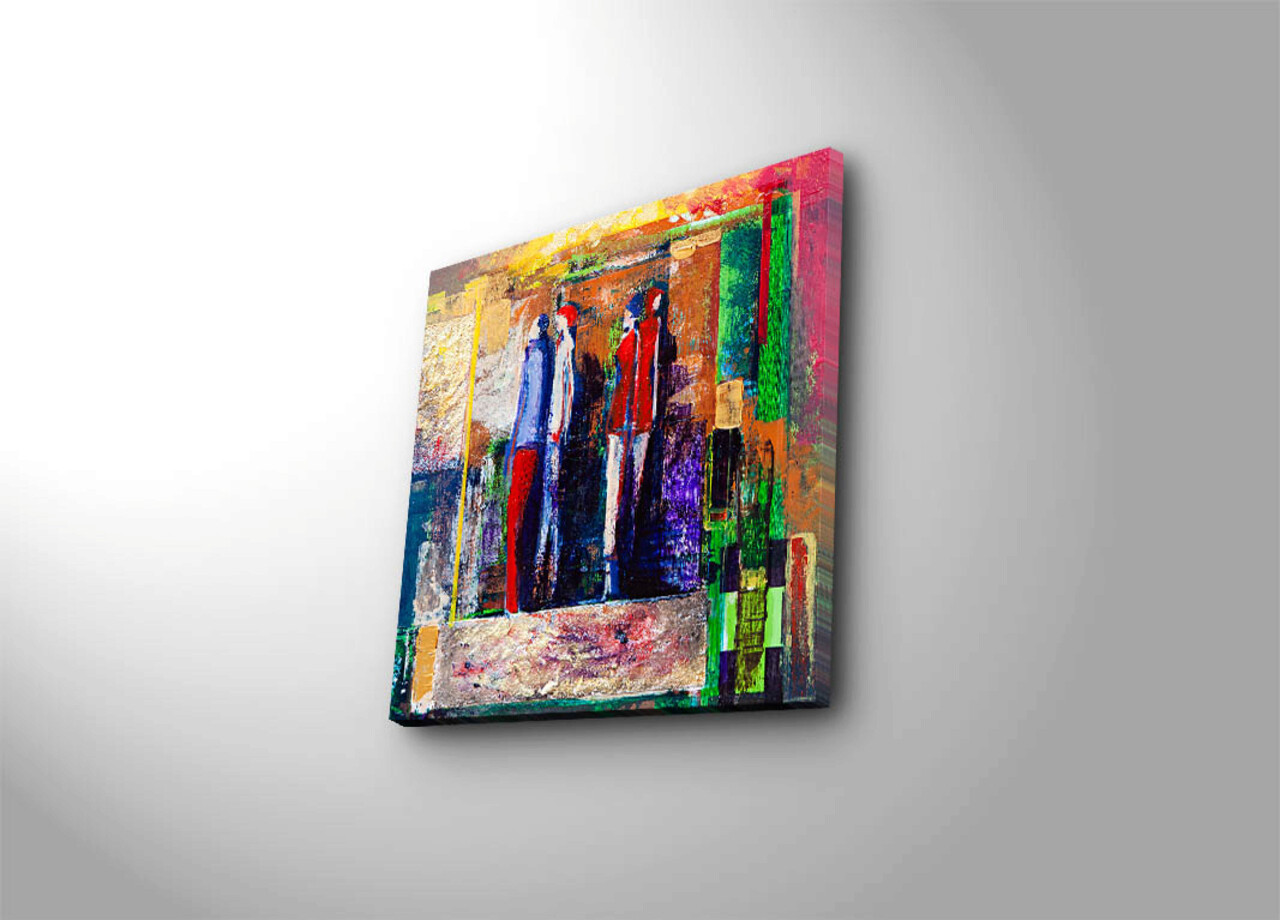 Tablou decorativ, 4545K-103, Canvas, Dimensiune: 45 x 45 cm, Multicolor - 1 | YEO