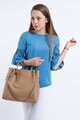 Geanta Beverly Hills Polo Club, 396, piele ecologica, camel