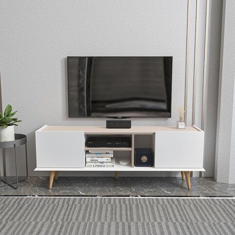 Comoda TV, Zena Home, Ekvador, Alb / Bej
