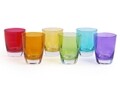 Set 6 pahare, Happy Colour, Excelsa, 300 ml, sticla, multicolor