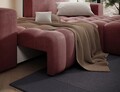 Coltar extensibil dreapta 4 locuri ELTAP, Bon-36, Bonett, 250x175x92 cm, lemn/poliester, roz inchis