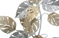 Decoratiune de perete 3D Leaf, Mauro Ferretti, 50x7.5x90.5 cm, fier