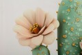 Tablou decorativ Cactus Jar -D, Mauro Ferretti, 40x40 cm, canvas/lemn de pin/plastic, multicolor