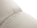 Taburet, Bellis-51, Micadoni Home, 94x94x43 cm, catifea, bej inchis