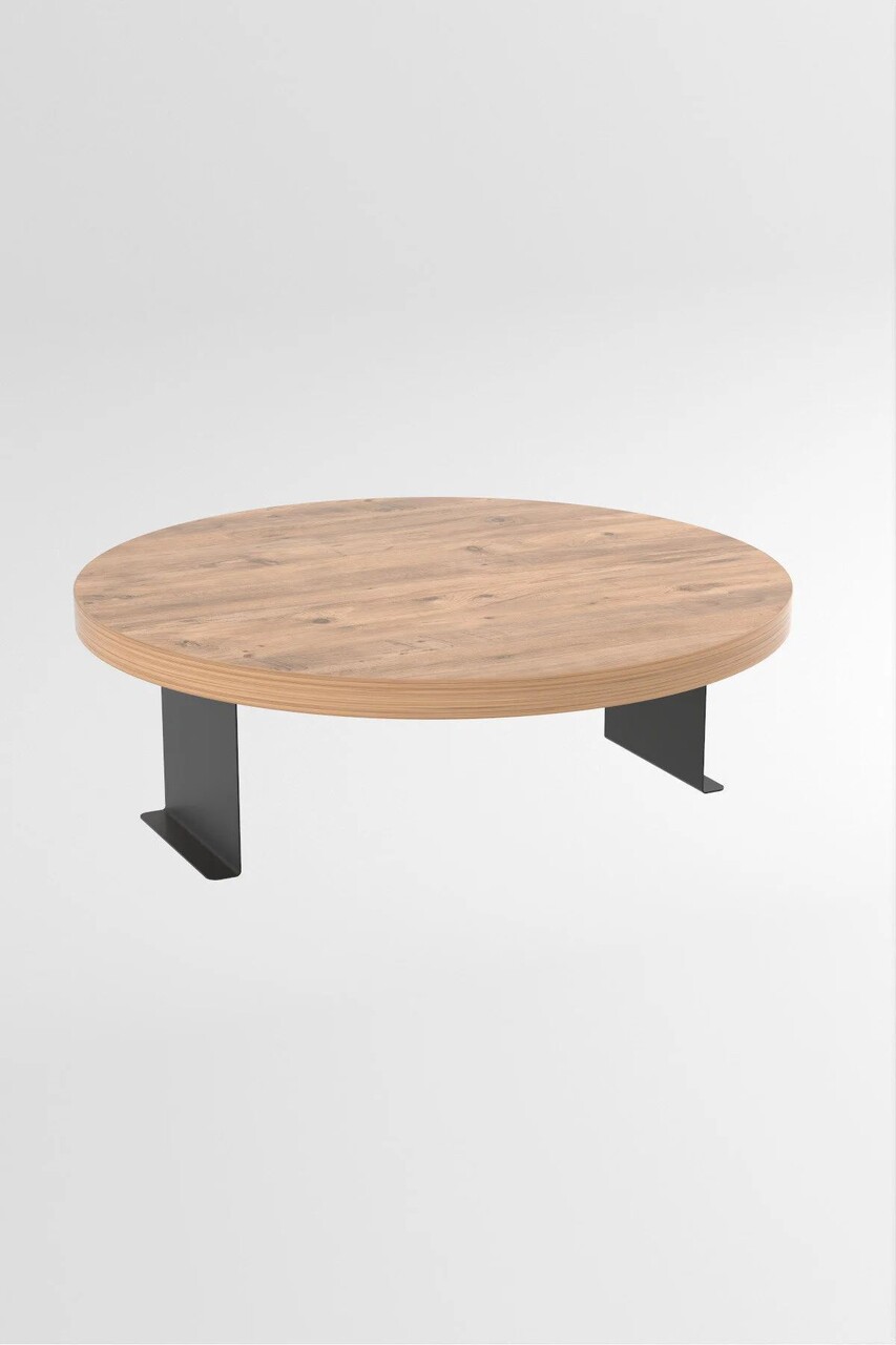 Masuta pentru cotiera canapea, Hanah Home, Artmtksofa1, 32x10x32 cm, Stejar - view 4