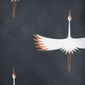 Lenjerie de pat Devika, Homla, 160x200 cm, bumbac satinat, grafit/alb