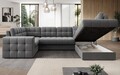 Coltar extensibil dreapta 5 locuri ELTAP, RT-04SO, Blewett, 299x198x82 cm, lemn/poliester, gri