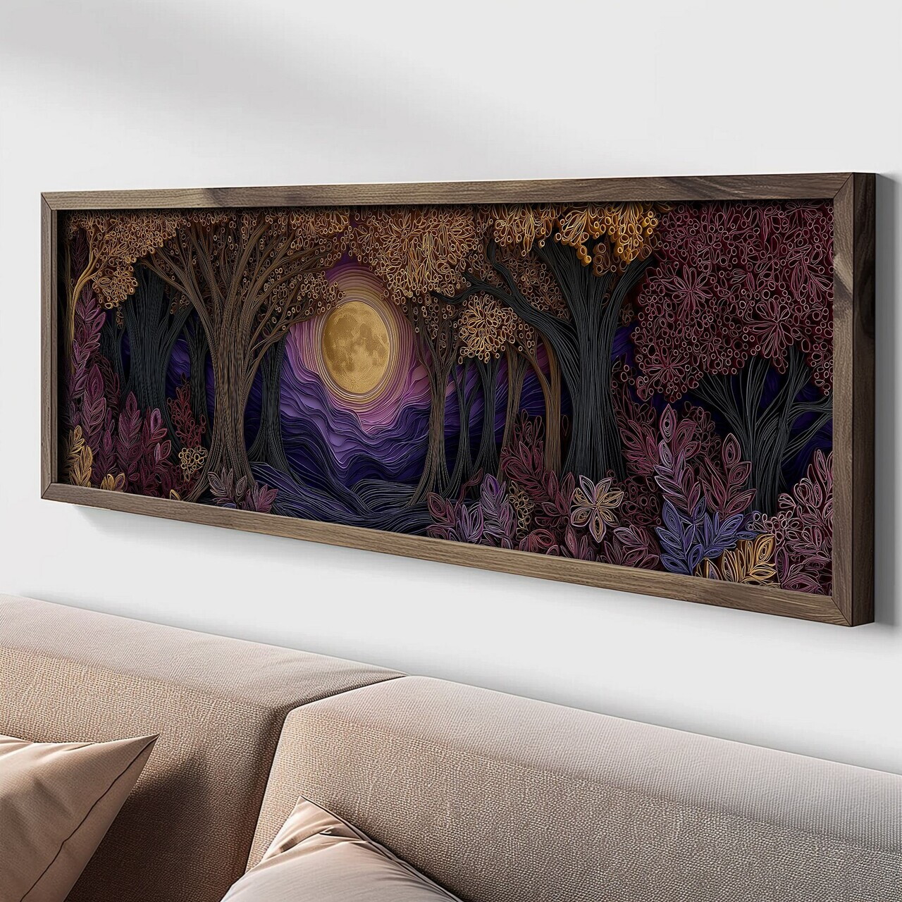 Tablou decorativ LAC130-120 MDF Lemn masiv Multicolor