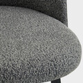 Scaun Fresca, Homla, 56x47x78 cm, metal/poliester, gri inchis