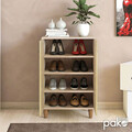Pantofar cu 2 usi Santi, Pakoworld, 10 perechi pantofi, 60x34.5x91.5 cm, PAL melaminat, sonoma