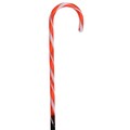 Set 5 decoratiuni luminoase Candy, H74 cm, sintetic, alb/rosu