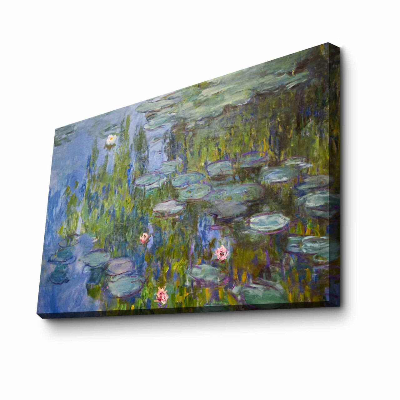 Tablou decorativ, 4570MONET016, Canvas, Lemn, Multicolor - 1 | YEO