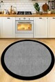 Covor, CLR-7027-GRİ-YUV-5, 160x160 cm, Poliester, Gri