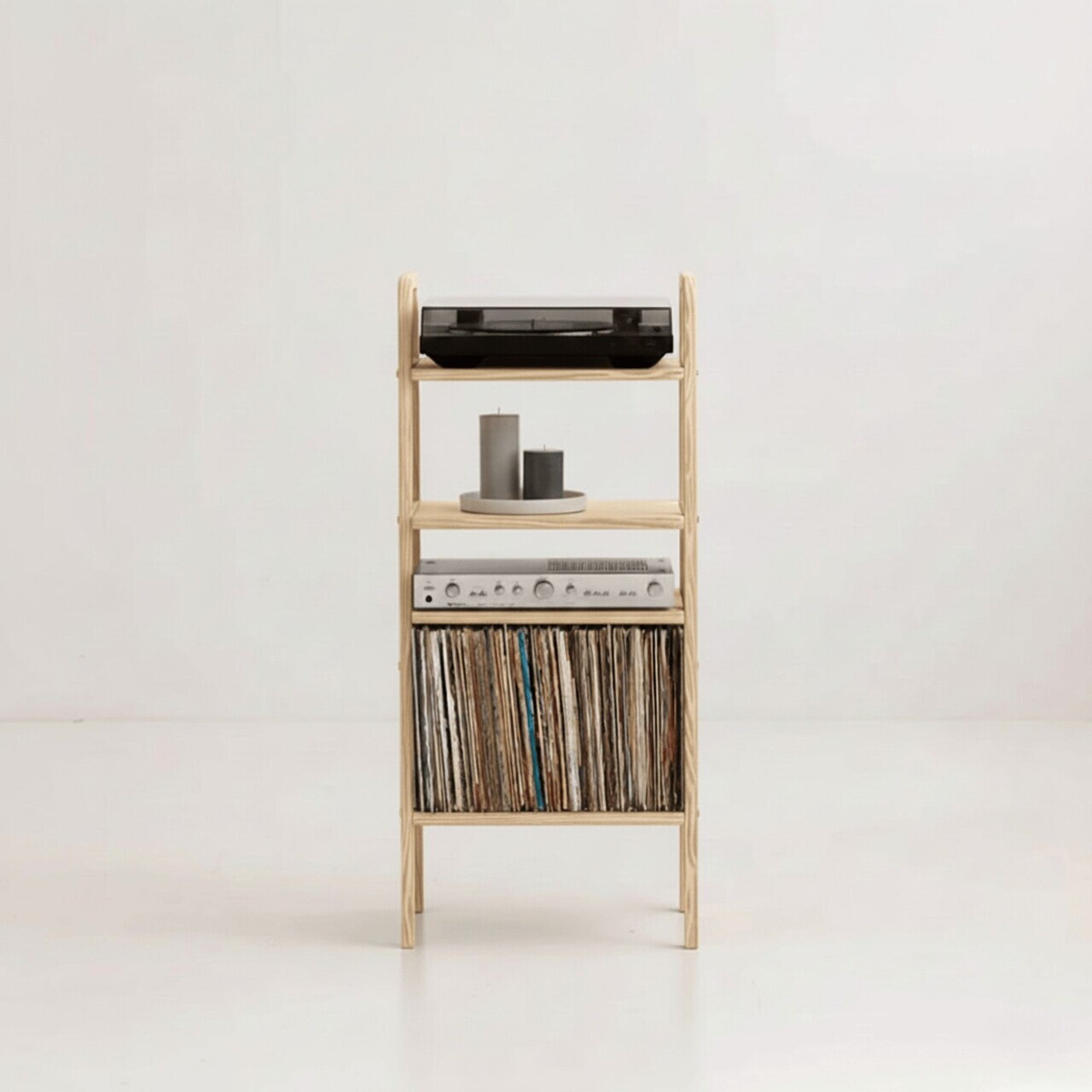 Suport pentru pick-up, Hanah Home, CPT4849-50, 50x90x40 cm, PLACAJ CARPEN, Natural — imaginea 4