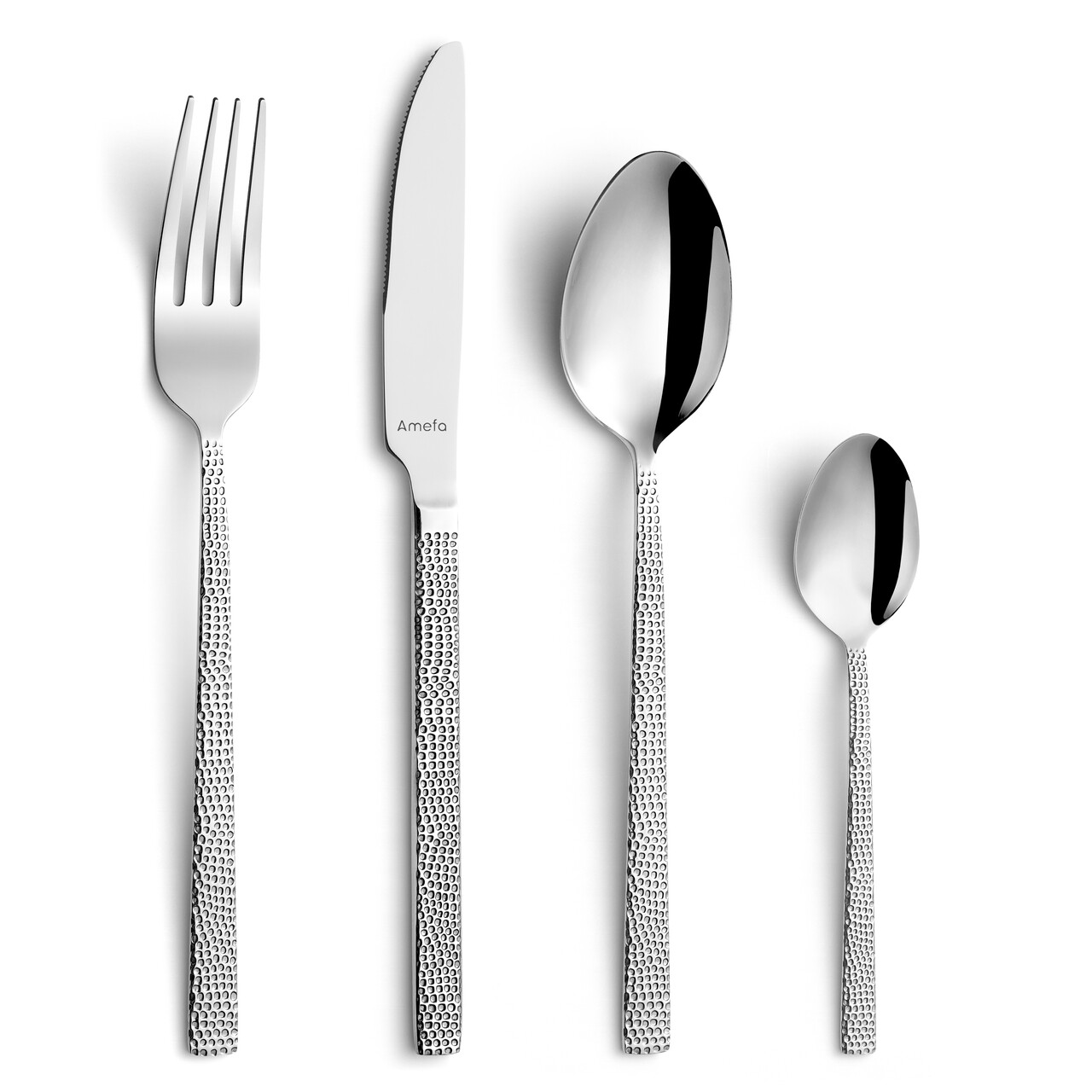 Set tacamuri 24 piese Vancouver, Amefa, 6 persoane, inox 18/10, argintiu - imagine 5