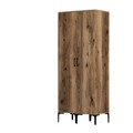 Dulap pentru haine, Hommy Craft, Kumsal SS, 80x47.5x201.4 cm, PAL, Maro
