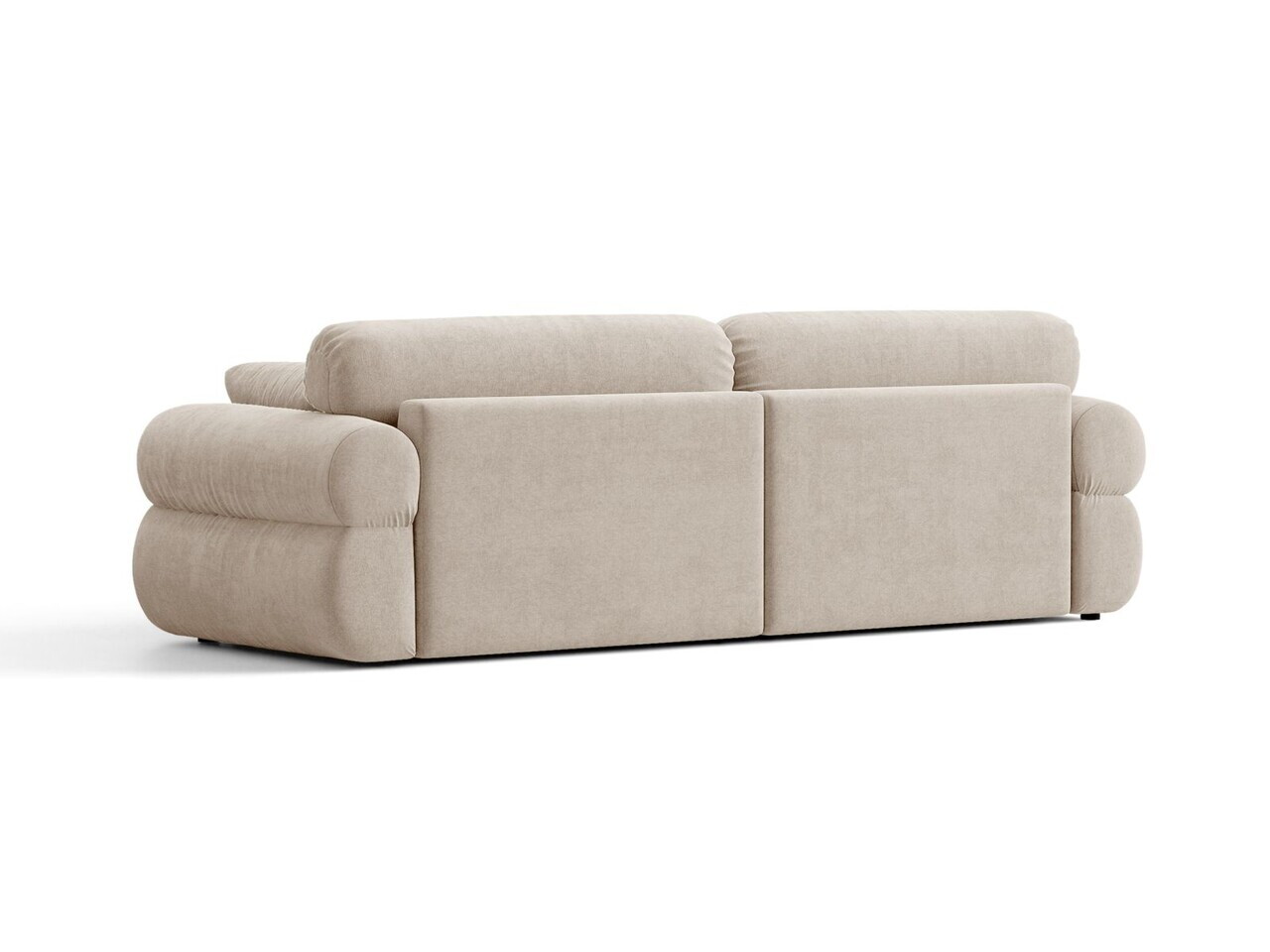 Canapea 4 locuri, Ophelia, Micadoni Home, 257x100x84 cm, tesatura structurata, bej — imaginea 4