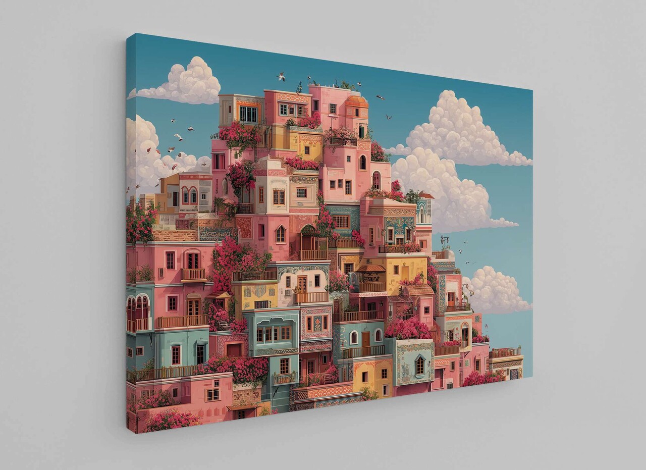 Tablou decorativ, Hm_Cnvs26-27-70x100, Cadru: 100% lemn (Grosime: 2 x 3 cm), Multicolor - view 3