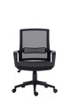 Scaun de birou ergonomic, Bedora Moon, mesh, negru