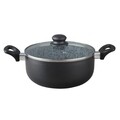 Cratita cu capac Muhler, MR-2281GG, aluminiu/invelis din granit, 2.8 L