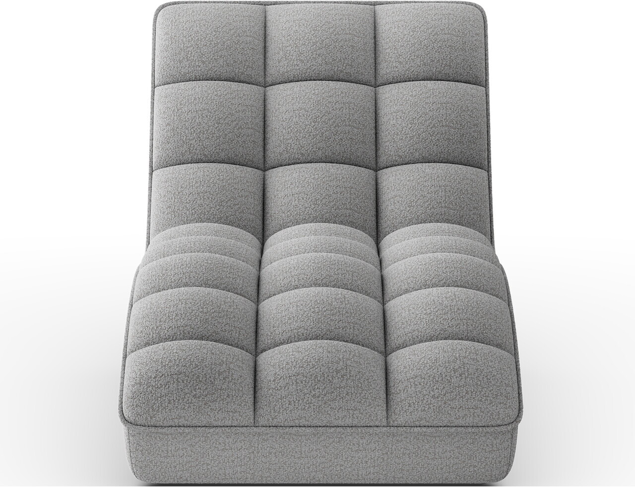 Sezlong living ELTAP, LOR-04ROY, Loren, 170x85x85 cm, poliester, gri deschis - view 5