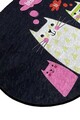 Set covorase de baie 2 piese, Chilai Home, Four Cats Djt, Poliester, Multicolor