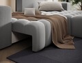 Coltar extensibil dreapta 4 locuri ELTAP, Bon-41, Bonett, 250x175x92 cm, lemn/poliester, gri deschis