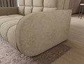Canapea extensibila 3 locuri ELTAP, Deverio, 154x103x83 cm, lemn/poliester, bej