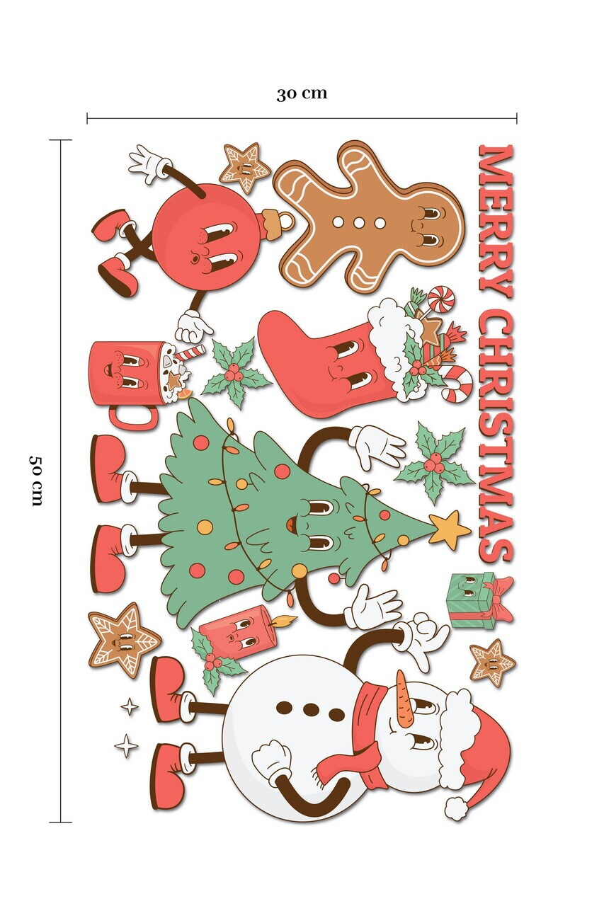 Sticker decorativ, 309027, 30 x 50 cm, Multicolor — imaginea 2