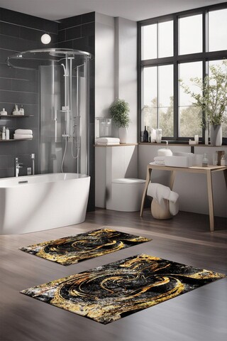 Set covorase de baie, Cartwright, CT-5047, Poliester, Multicolor